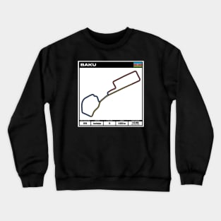 formula one circuit baku- formula one track - formula 1 track T-Shirt Crewneck Sweatshirt